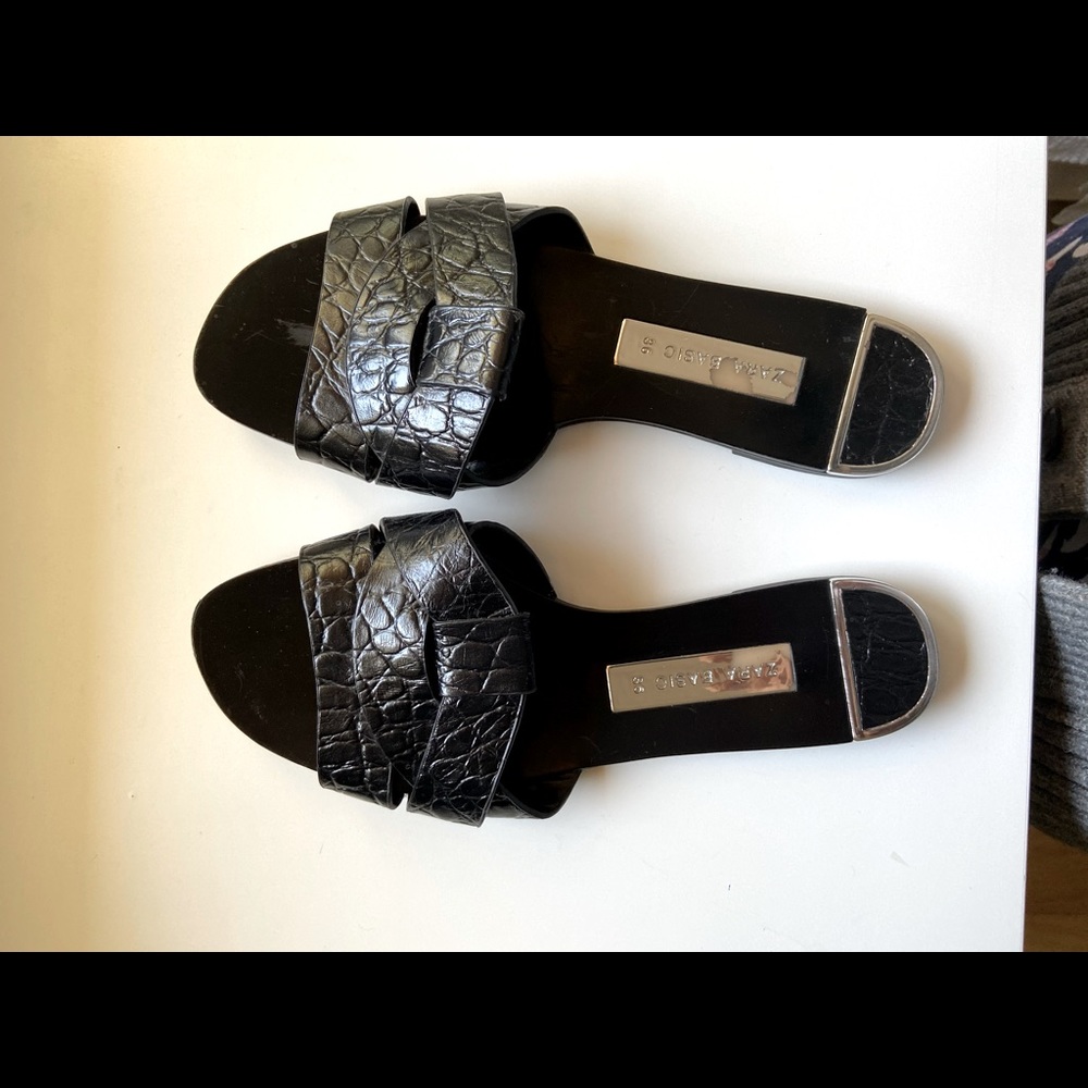 Zara flat sandals
